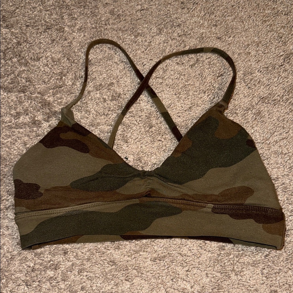 Camo Print Women's Sports Bra